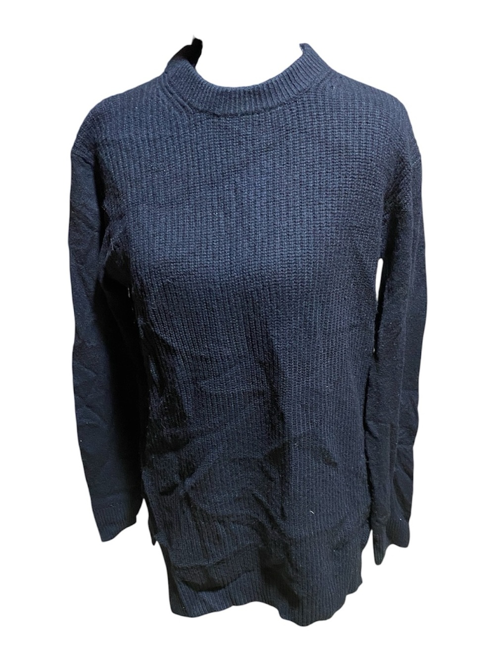 Michael Kors Black Textured Crewneck Sweater